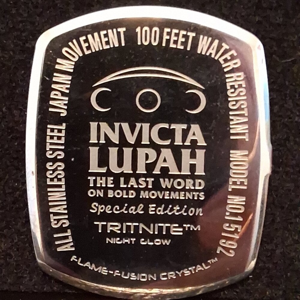EUC Invicta Lupah Model 15192 Special Edition Men's Watch in Original Box - Picture 8 of 11